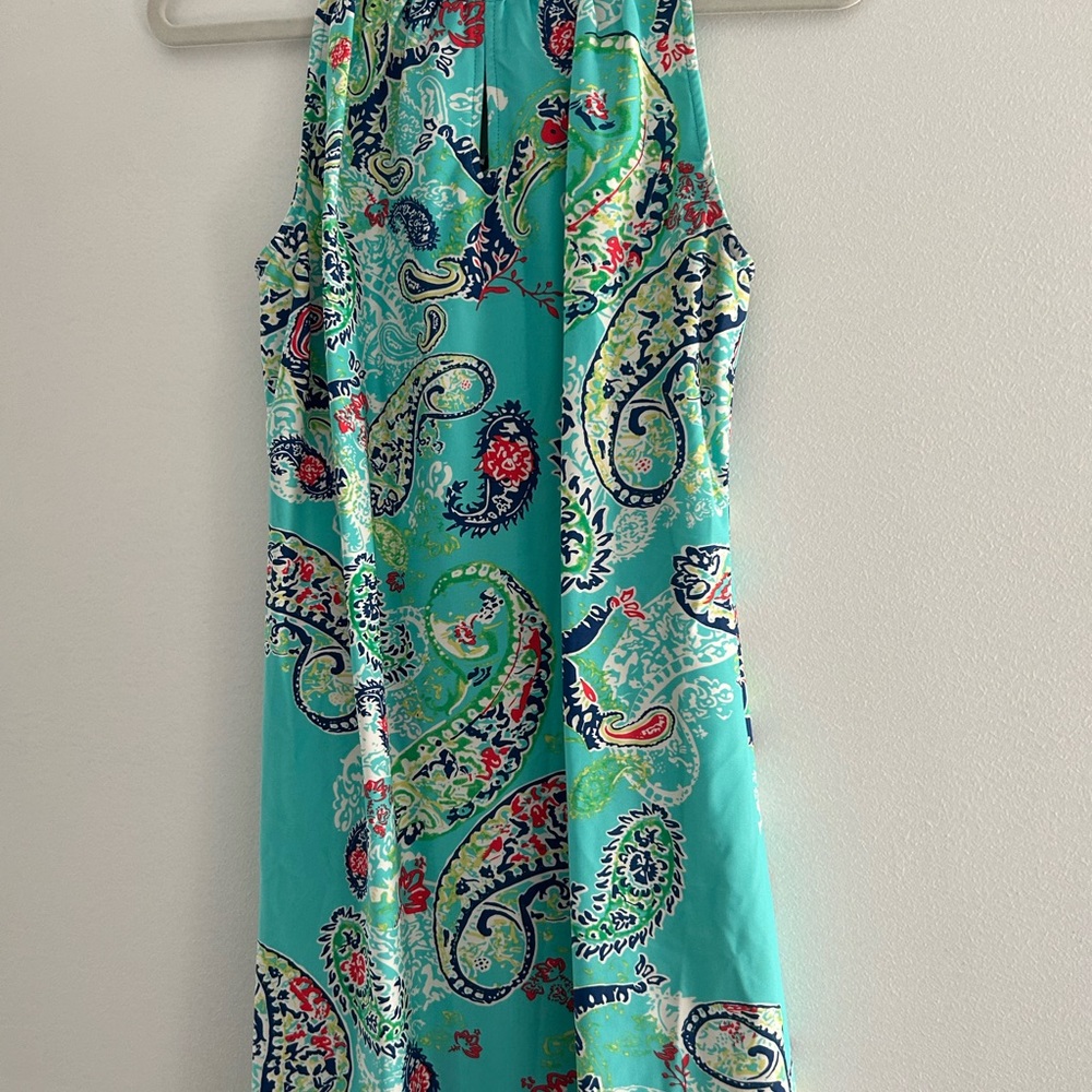 Vibrant Paisley Sleeveless Dress by Aryeh